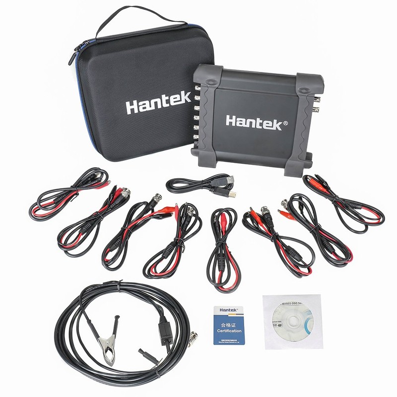 Hantek 1008C+ 8CH Automotive Diagnostic PC Oscilloscope 2.4MSa/s USB 2.0