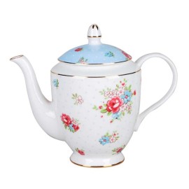 Grace's Teaware Grace Teaware Bone China Katie Rose Blue Coffee/Tea Pot