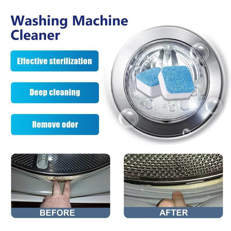 Washing Machine Cleaner Descaler 12/24/36 Pack - Deep Cleaning Tablets