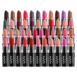 Labial en barra, Matte Lipstick, Nyx Professional Makeup ,Tono Crazed ,4.5g                                                                           