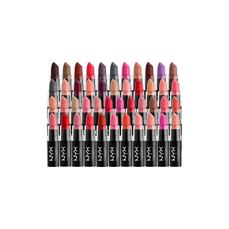 Labial en barra, Matte Lipstick, Nyx Professional Makeup ,Tono Crazed