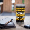 LAWN-SPRINKLER INSTALLER Funny Humor Gift Stainless Steel Insulated Tumbler