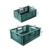 Spesh 2 Pcs Collapsible Storage Boxes Mini Storage Crates Stackable