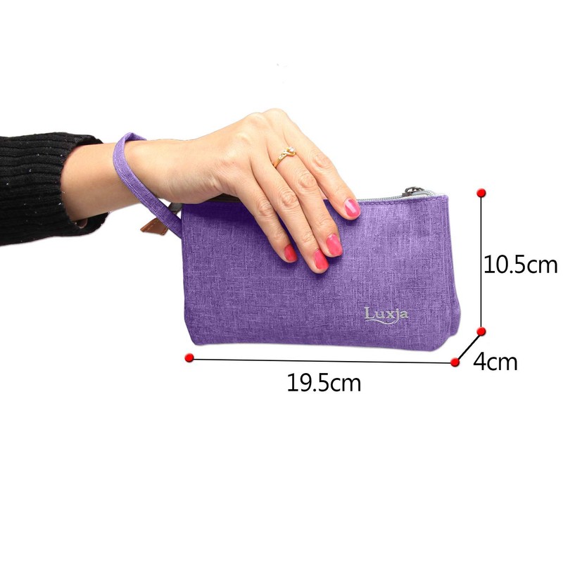 Luxja Essential Oil Storage Case, 9-Pack (5-15ml), Purple