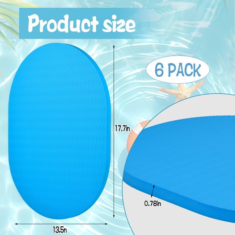 HFYZZ 4 Pcs Poolside Seating Mat - 17.7 x 13.4