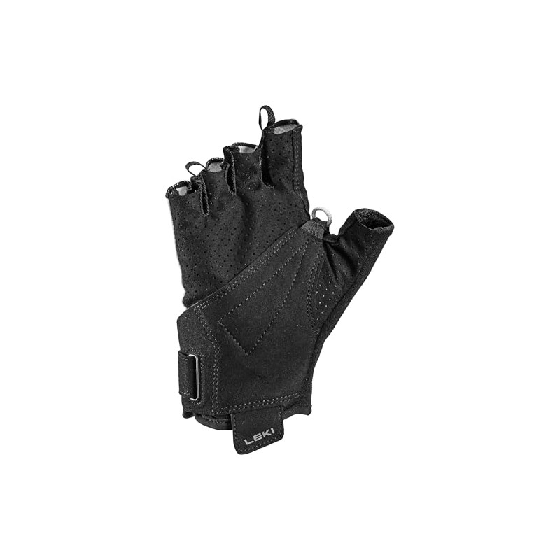 LEKI Unisex Nordic Active Shark Gloves, Black-Grey, EU 7