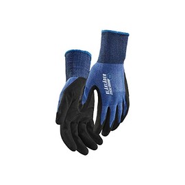 Blaklader 2932145585007 Nitrile Dipped Work Gloves, Cornflower Blue, Size 7