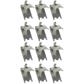 Healeved Freezer Cooler Shelf Support 12 Pcs Freezer Shelf Stainless Steel Buckle Rack Clip Cooler Shelf Support Hooks, Silverx2pcs, RMNB5757V1209EGY