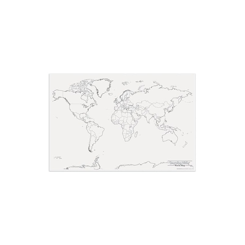 GIANT WORLD MAP 48IN X 72IN