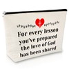 Sunday School Teacher Gift Religious Gift for Teacher Makeup Bag