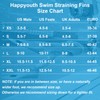 Swim Fins, Happyouth Swim Training Fins Short Fins Silicone Swim