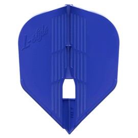 L-Style Dart Flights: L3 Pro Kami Small Standard Shape - Ultra Flexible - for Soft Tip and Steel Tip Darts - Blue