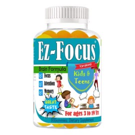Celebrity Lifestyle Ez Focus Gomitas Niños 60 Ct Dha Calma