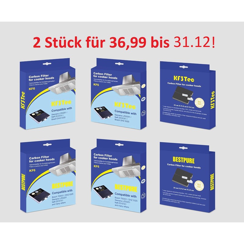 KF3TEC® Activated Carbon Filter 2020 Version Excellent Activated Carbon Filter
