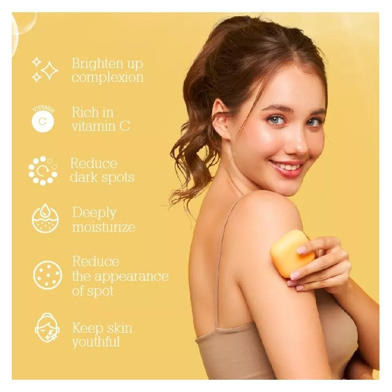 Koji Jabón Blanqueador Brillo Piel Ácido Kójico Vitamina C M