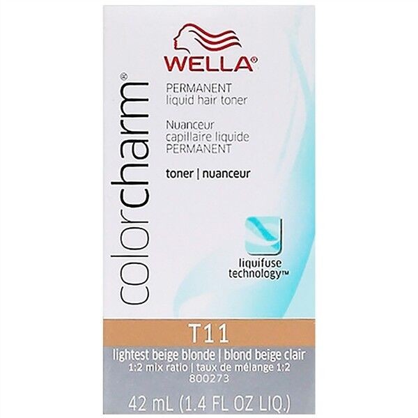 SALON BEAUTY WELLA COLOR CHARM HAIR TONER DYE LIQUID T11