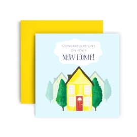 Huxters Congratulations on your New Home - Moving House housewarming Card for Couple - 14.8cm