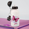 Striefchen® Trinkflasche mit Schmetterlingsmotiv und Wunschname 500 ml BPA frei