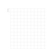 [B5-format Square Notebook, 0.2 inch (5 mm) Ruled] 30 Sheets,