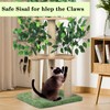 Cat Tree with Leaves, Cat Tower for Indoor Cats, Cat