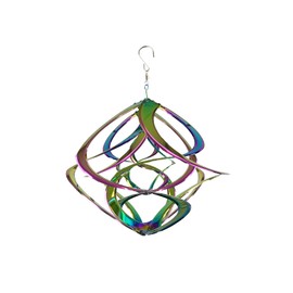 Red Carpet Studios Hanging Triple Cosmix Spinner, 18-Inch, Iridescent