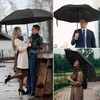 ALLBASA Automatic Folding Folding Umbrella - Windproof, Lightweight & Compact