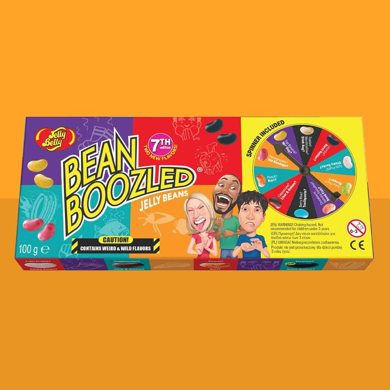 Jelly Belly Bean Boozled Spinner Gift Box Game, Net Wt
