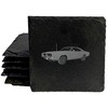 Power & Performance: 1969 Dodge Charger Coasters (4 Designs) -