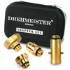 Drehmeister LPG Adaptor Set W21.8 - Tank Adapter with Case