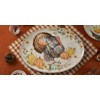 Bico Blessing Season Ceramic 19 inch Oval Platter, Microwave &
