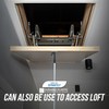 Window Pole Opener Hook, Durable Plastic Loft Hatch, and Ladder