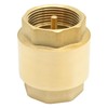 DUZFOREI Brass in-Line Spring Check Valve DN32 1-1/4" Female Thread,