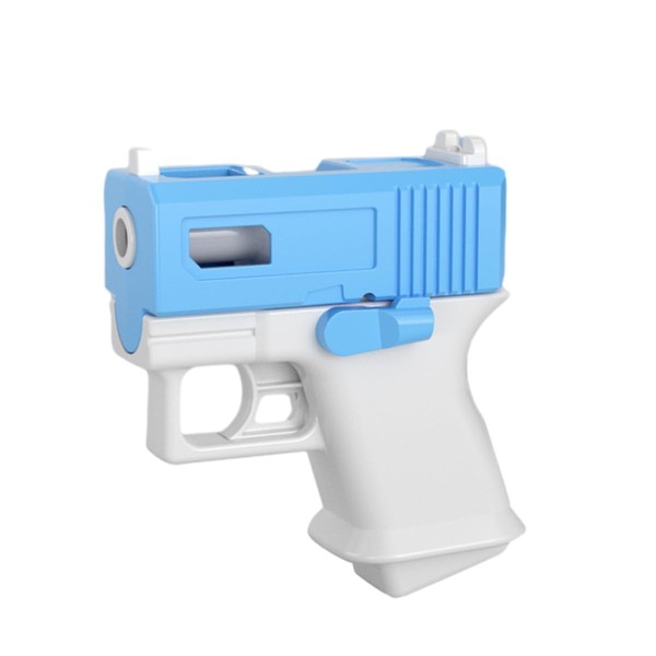 FESVASDEE Miniature EDC Toy Gun Decompression Plaything Empty Chamber Hang