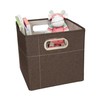 JJ Cole Heather Storage Box, Cocoa, 11-Inch