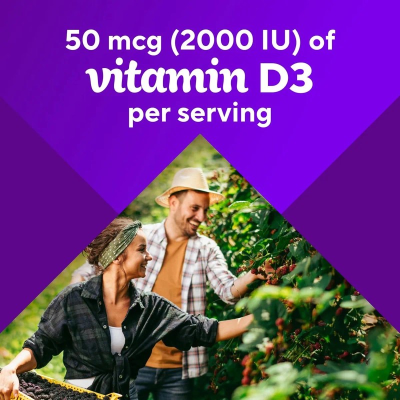 Vitafusion Gomitas Vitamina D3 2000 Iu 50mcg 150 Gomitas Sabor