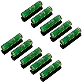10 Pack Mini Spirit Level Mini Bubble Spirit Level Gradienter Inclinometer Spirit Level Bubble-Tube Vial Small Bubble Level Frame Mural Hanging
