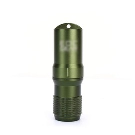 Demeras Waterproof Sealing Bottle Metal Survival Capsule Waterproof EDC Keychain Capsule Tube Solid Small Essentials Stocking Container
