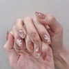 HAPVITAL 24 Pcs Popular Nail Tip, Nail Tip, Handmade Nail
