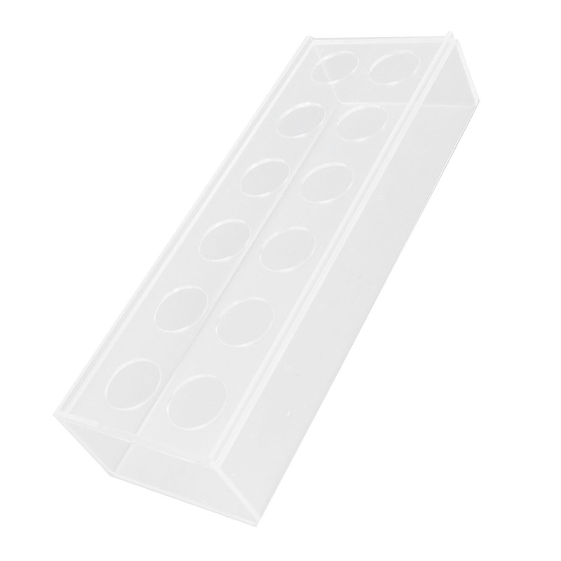 Clear Acrylic Vase Rectangular Elegant Centerpiece Flower Vase for Home