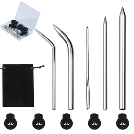 5pcs Baseball Lacing Needles， Handy Glove Shoelace Repair Kit, Baseball and Softball Glove Lacing Needles 5 Lace Locks with Needle Bag and Storage Box Mitt Repair Tool for Catcher's