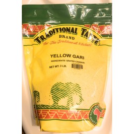 Gari-Cassava Grits 3 Lbs (yellow gari)