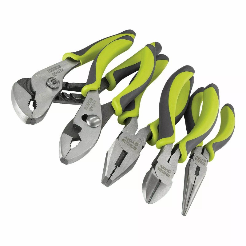 Craftsman 5 piece Pliers Set Diagonal Linesman Long Nose Slip
