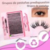 Kit Para Extensiones De Pestañas, Que Incluye Pinzas Y Pegam