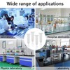 100 x 2ml Plastic EP Tube Round Bottom Vials Tubes