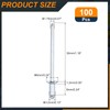 sourcing map 100Pcs 1/8"x1/4" Countersunk Head Blind Rivets, Zinc-Plated Carbon