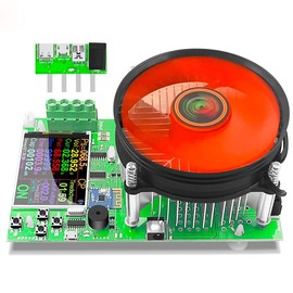 150W 4-Wire Electronic Load Tester 2.4 inch DC Tester APP Electronic Adjustment Constant Load Lithium Battery Capacity Monitor Discharge Charge Power Meter Supply Checker