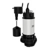 JACKEL Stainless Steel/Cast Iron Submersible Sump Pump, 1/2HP, 120V, Vertical