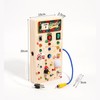 Lights Switch Board Toy Wooden Puzzle Early Education Fine Motor