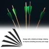 PATIKIL Arrows Vanes 5 Inch, 25 Pack Right Wing Arrow