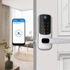 SIANNHOA Keyless Entry Door Lock-Smart Lock with Fingerprint Sensor, Keypad,